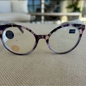 Purple Cat-Eye Glasses